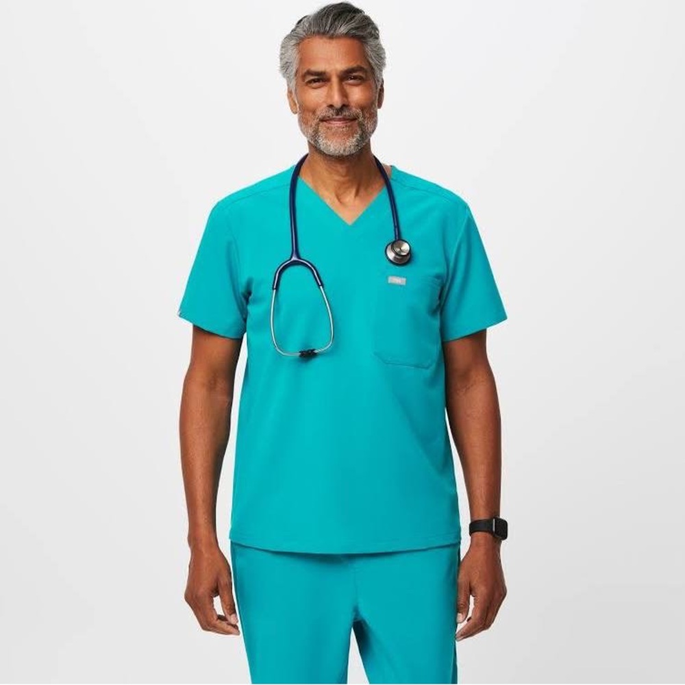 Mens Figs Scrubs - Teal
